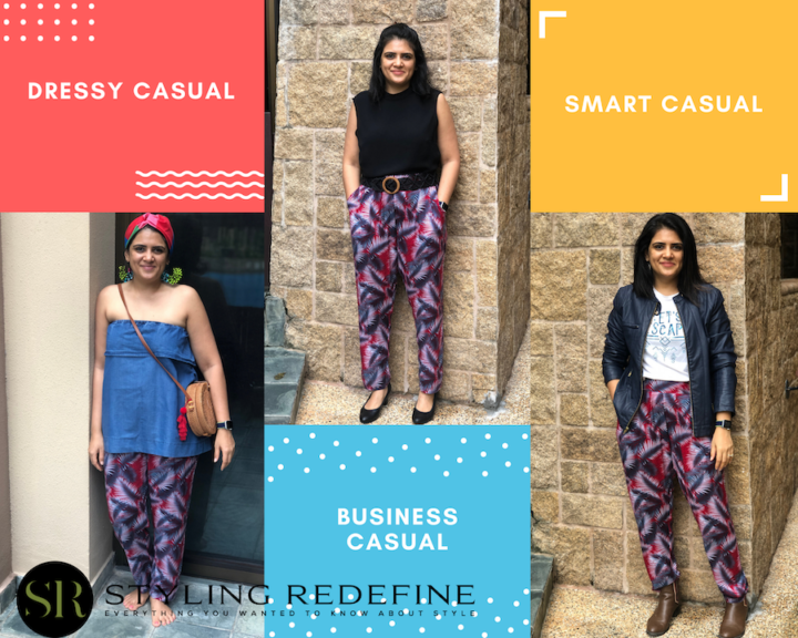 printed pants - 3 ways