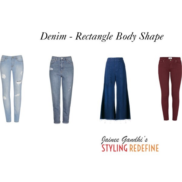 Denims for Rectangular Body Shape