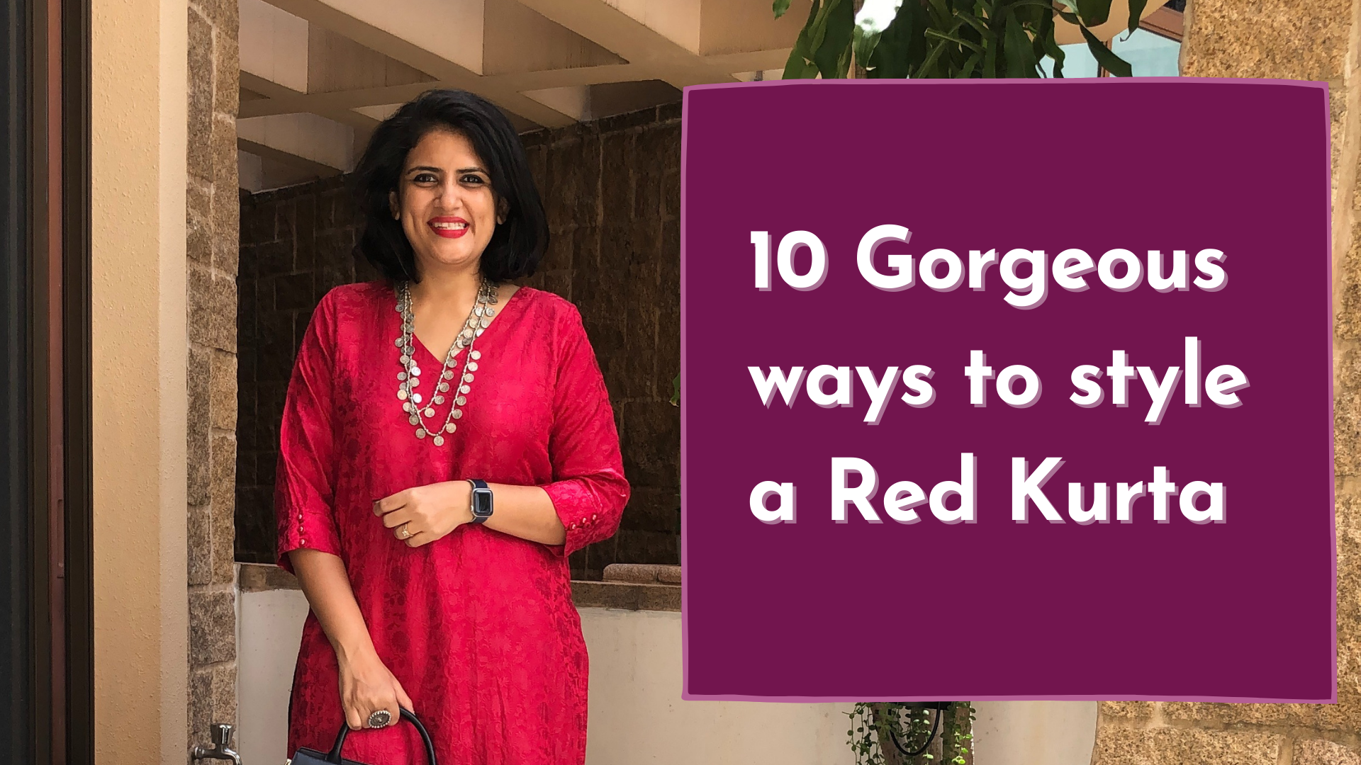 10 Different Ways to Style a Red Kurta | Pick the Right Red Kurta | Kurta Outfits